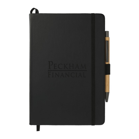 Picture of 5.5'' x 8.5'' Cactus Leather Bound Journal Set