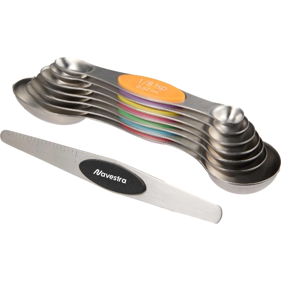 Picture of Kitchi Magnetic Measuring 8-Piece Spoon Set