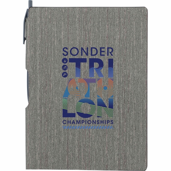 Picture of 6'' x 8.5'' FSC® Mix Bari Notebook with Pen