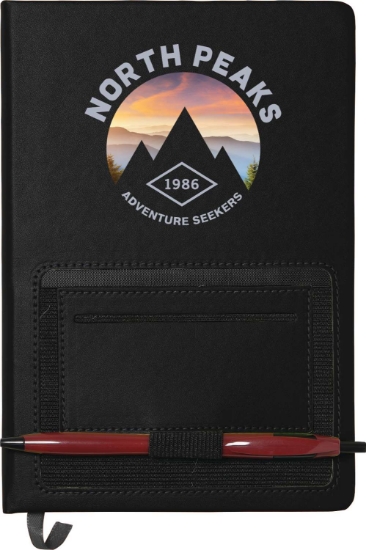 Custom 6 x 8 FSC Mix Moda Notebook printed with your logo.