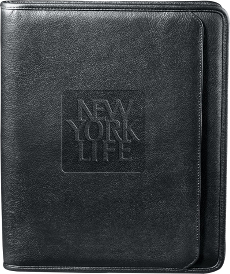 Picture of Manhattan Zippered Padfolio with FSC® Mix Paper