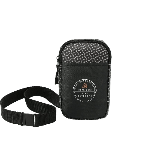 Picture of Grid Lanyard Phone Pouch