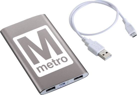 Picture of Sleek Aluminum 4000 mAh Power Bank