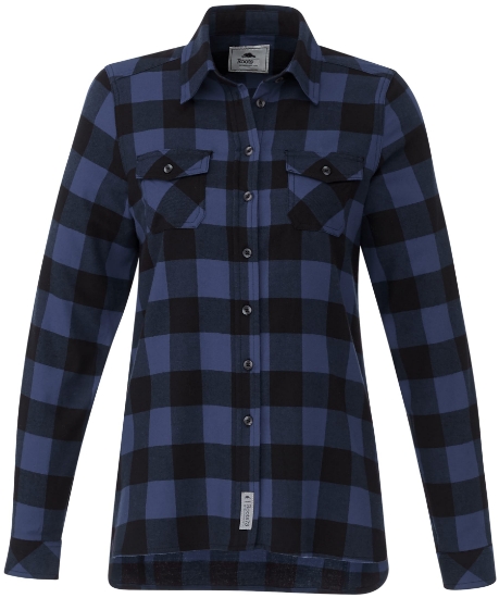 Picture of Women's SPRUCELAKE Roots73 Long Sleeve Button Up Flannel Shirt