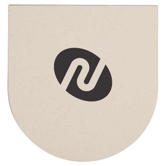 Picture of Recycled Milk Carton Round Sticky Notes Pad