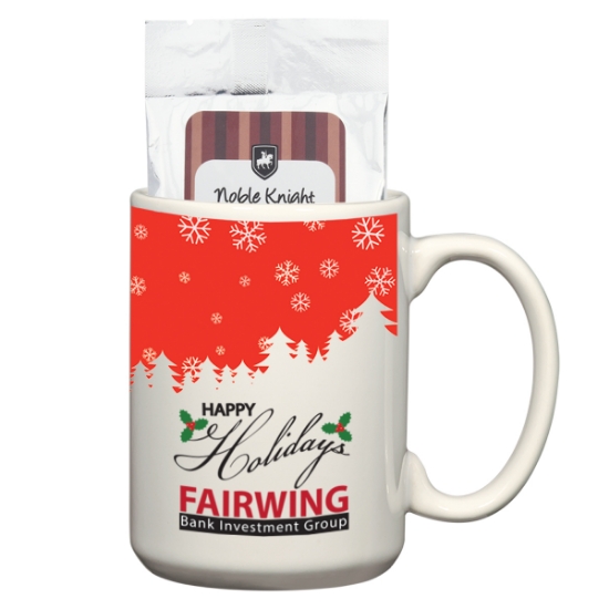 Picture of 15 Oz. Full Color Mug With Two Packs Of Hot Cocoa
