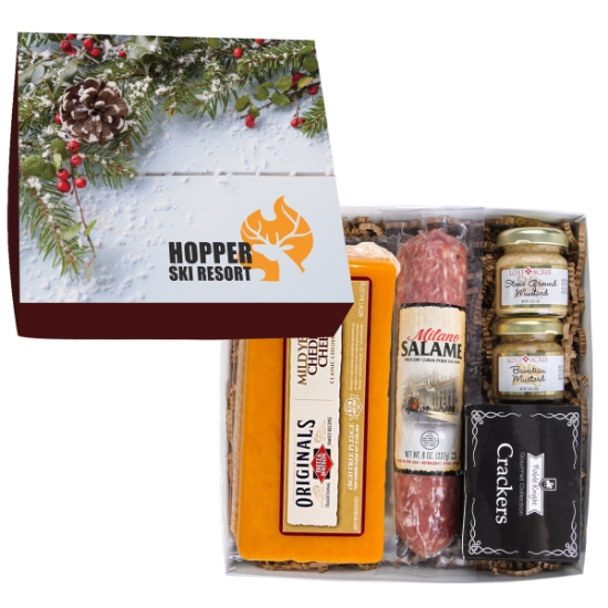 Picture of Deluxe Charcuterie Gourmet Meat & Cheese Set Chairman Gift Box