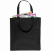 Sublimated Non-Woven Value Tote Bags Black