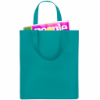 Sublimated Non-Woven Value Tote Bags Teal