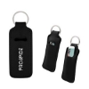 Lip Balm Holder Key Chain Black