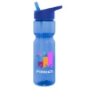 28 Oz. Tempo Bottle Translucent Blue