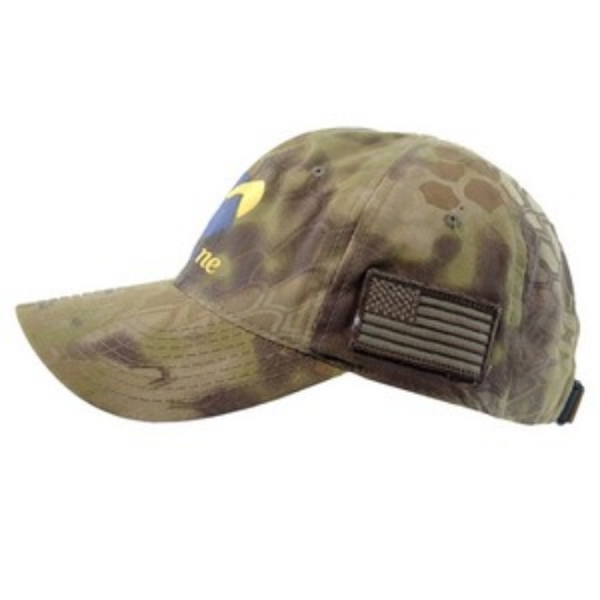 8316 Kryptek Camo Cap Highlander Brown Flag Patch