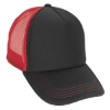 VHDW26262 Foam Trucker Cap Black/Red