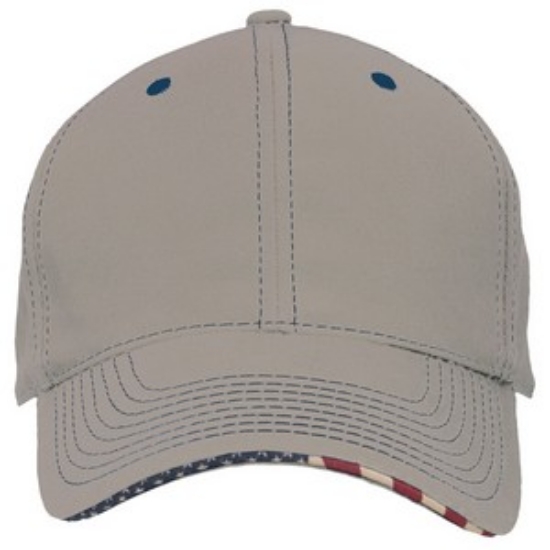 8330 Patriotic Cap Khaki