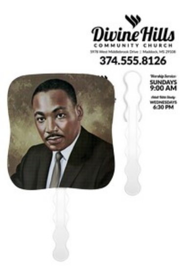 Skinner & Kennedy Dr. Martin Luther King, Jr. - Pictorial Fan combined image