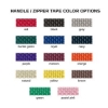 Handle and Zipper Tape Color Options