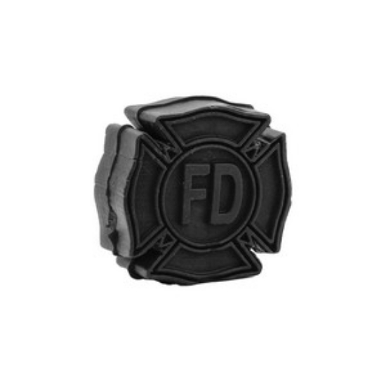34818 black fire department shield image