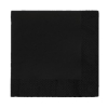 Colorware Beverage Napkin Black