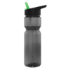 28 Oz. Tempo Bottle Translucent Smoke w/Green