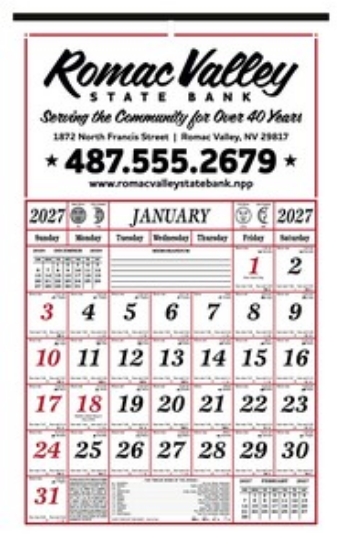 Skinner & Kennedy 7-Sheet Almanac image