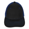 VHDW26261 Mid-Profile Accent Mesh Snapback Cap Black/Royal