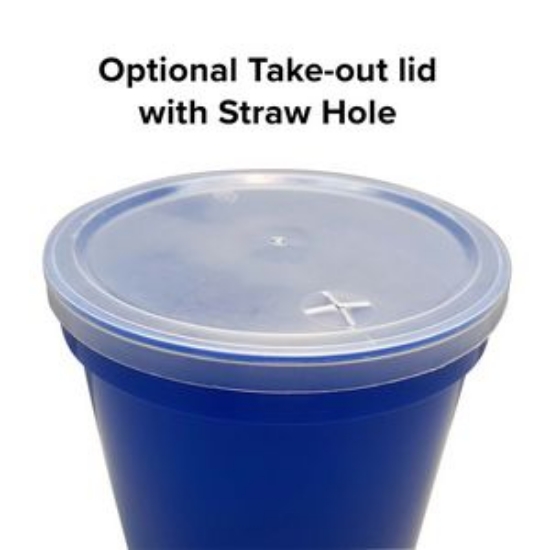Blue Top Lid View