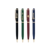 Twist Action Pen w/ Glisten Enamel Coated Barrel 