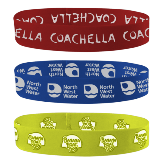 1" Dye-Sublimated Stretchy Elastic Headband