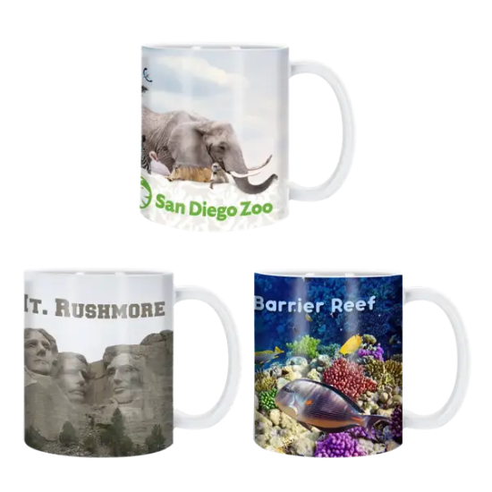 11oz Full Color Head-to-Toe Glossy Custom Photo Mug