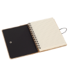 Two-Tone Kraft Notebook open