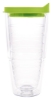 Tervis® Classic Tumbler Enhanced Embroidered Emblem - 24 oz. - Lime
