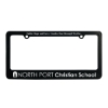 Garyline® Classic License Plate Frame with 2 Holes - Black