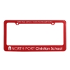 Garyline® Classic License Plate Frame with 2 Holes - Red