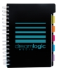 Good Value™ Spiral Notebook with Tabs - Black