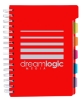 Good Value™ Spiral Notebook with Tabs - Red