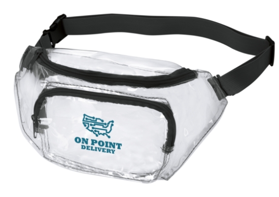 Good Value™ Clear Fanny Pack - Black