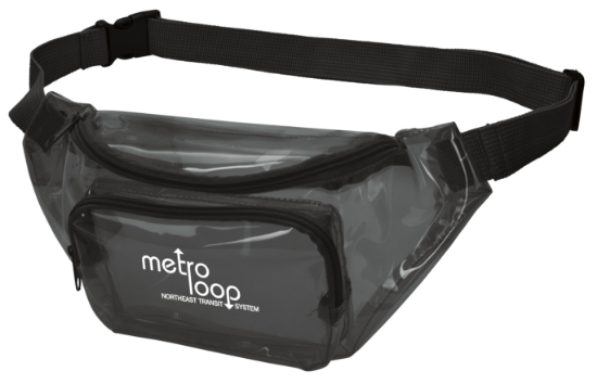 Good Value™ Translucent Color Fanny Pack - Black