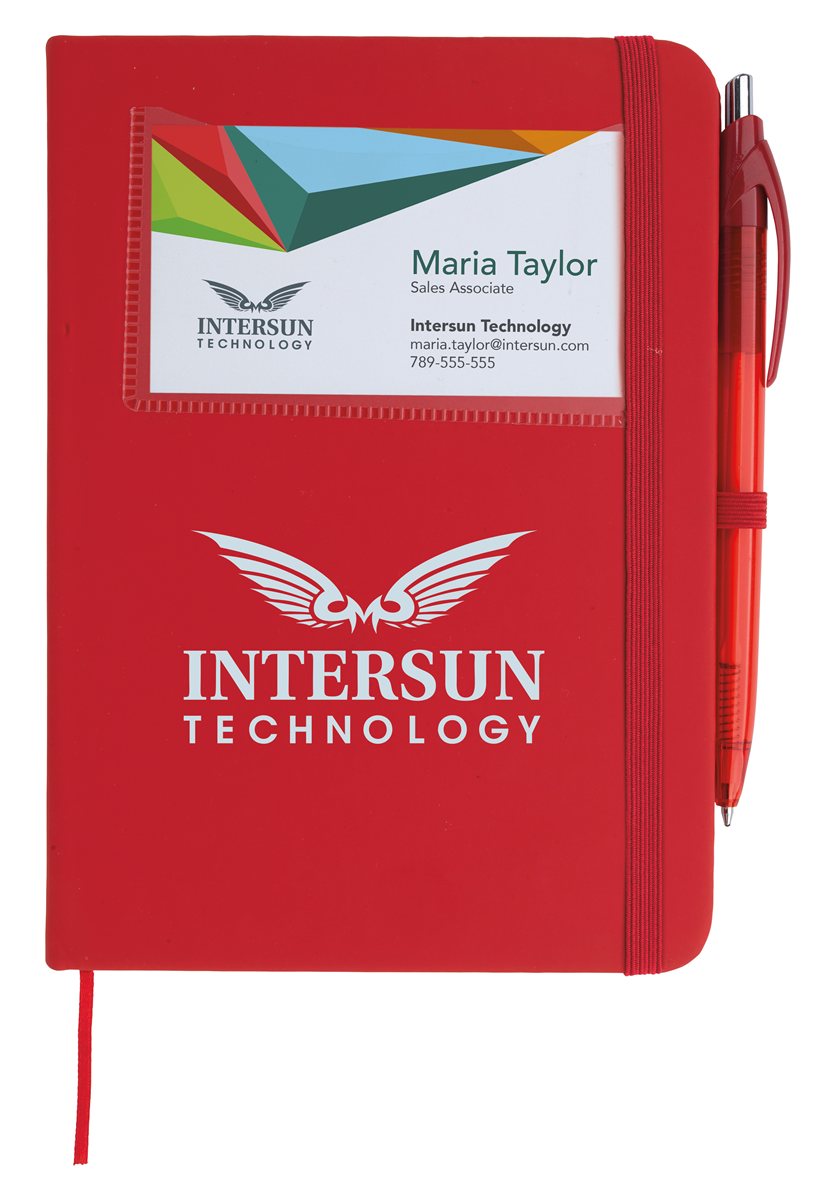 Branded Value Card Pocket Notebooks Element Slim Pens