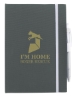 Good Value™ RPET Journal with RPET Pen - Gray