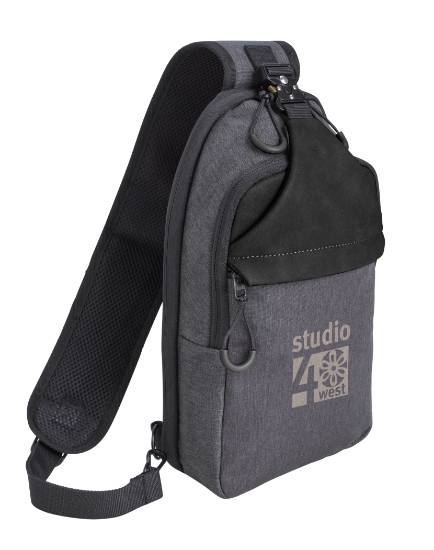 SCX Innovative Design™ Sling Pack with USB Port - Black