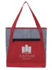 Good Value™ Heathered RPET Non-Woven Tote - Red