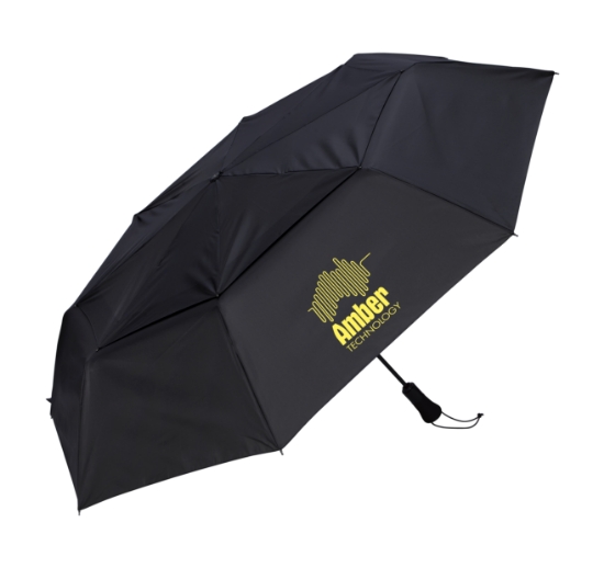 Shed Rain™ WindPro® 54" Vented Auto-Open/Close Jumbo Compact Umbrella - Black