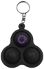 Universal Source® Pop 3 Bubbles Keychain - Black