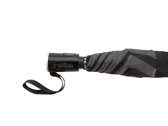 Shed Rain™ 44" Auto-Open Compact Umbrella - Gray