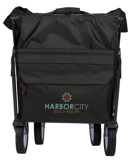 Koozie® Collapsible Folding Wagon - Black
