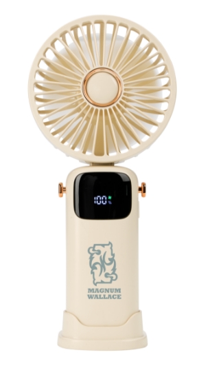 Rechargeable Mini Handheld Fan - Ivory