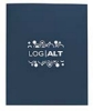 Good Value™ Linen Paper Folder - Blue