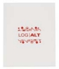 Good Value™ Linen Paper Folder - White