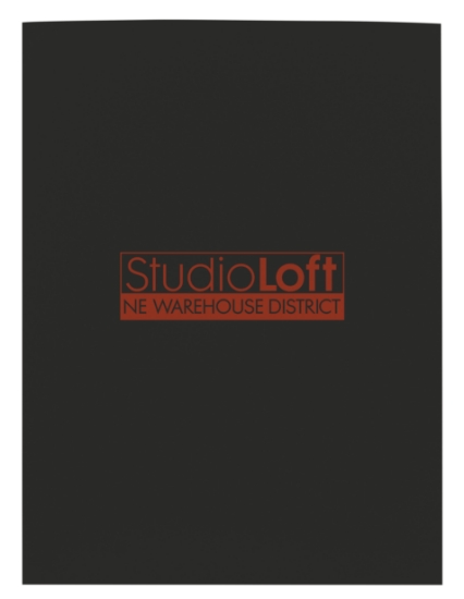 Good Value™ Gloss Paper Folder - Black