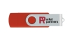 Universal Source® 32 GB On The Go USB 2.0 Flash Drive - Type C - Red